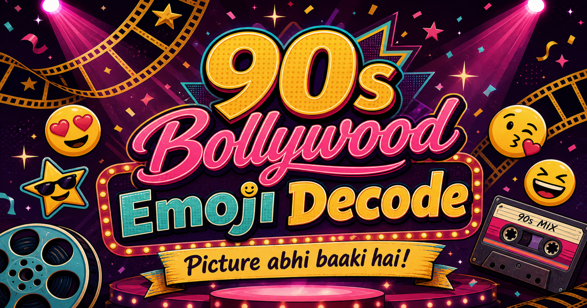 Aurora 90s Bollywood Emoji Decode artwork